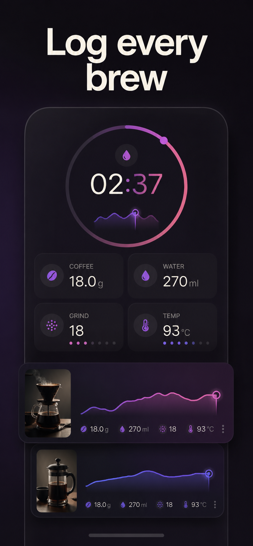 Log every brew store screenshot